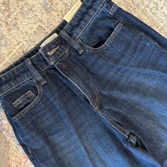 Dark wash relaxed wide leg jeans - brand new - Picture 3 of 4